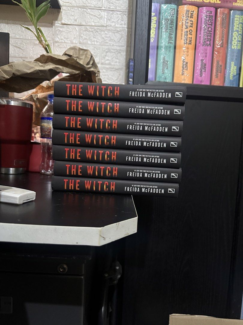 The Witch - Freida McFadden (Category: Storybooks) located in San Juan City. Submitted by dred_fool (Listing ID 1470953635, Image 3). Description: 📚The Witch Freida McFadden - Hardcover Price ₱1,750 onhand - 6 copies comment MINE and send your details (name, address, phone, order) via DM 💌 DM to inquire 🚚 J&T, Lalamove or Grabexpress 💵 Bank or Gcash 📝 All 6 copies are brand new! Please note that 2 of 6 copies have a minor tear on their dust 