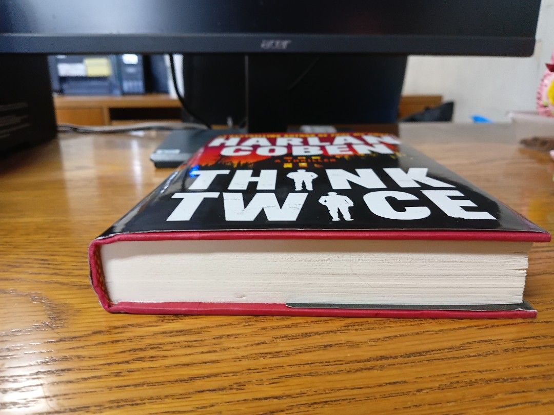 Think Twice by Harlan Coben (Hardback) (Category: Storybooks) located in Baguio. Submitted by ravenousreader_1922 (Listing ID 1470948470, Image 2). Description: - Preloved but in very good condition - Shipping through J&T or dropping off at Pines Arcade, Baguio City -Payment through Gcash or BDO.