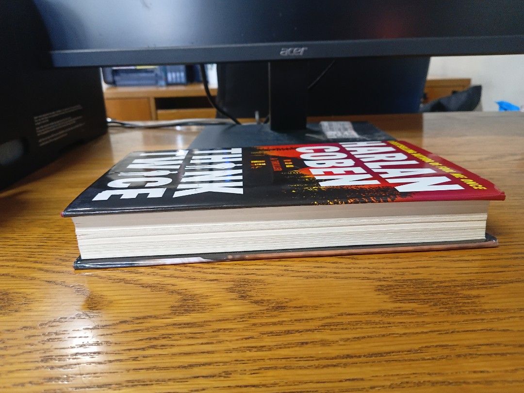 Think Twice by Harlan Coben (Hardback) (Category: Storybooks) located in Baguio. Submitted by ravenousreader_1922 (Listing ID 1470948470, Image 3). Description: - Preloved but in very good condition - Shipping through J&T or dropping off at Pines Arcade, Baguio City -Payment through Gcash or BDO.