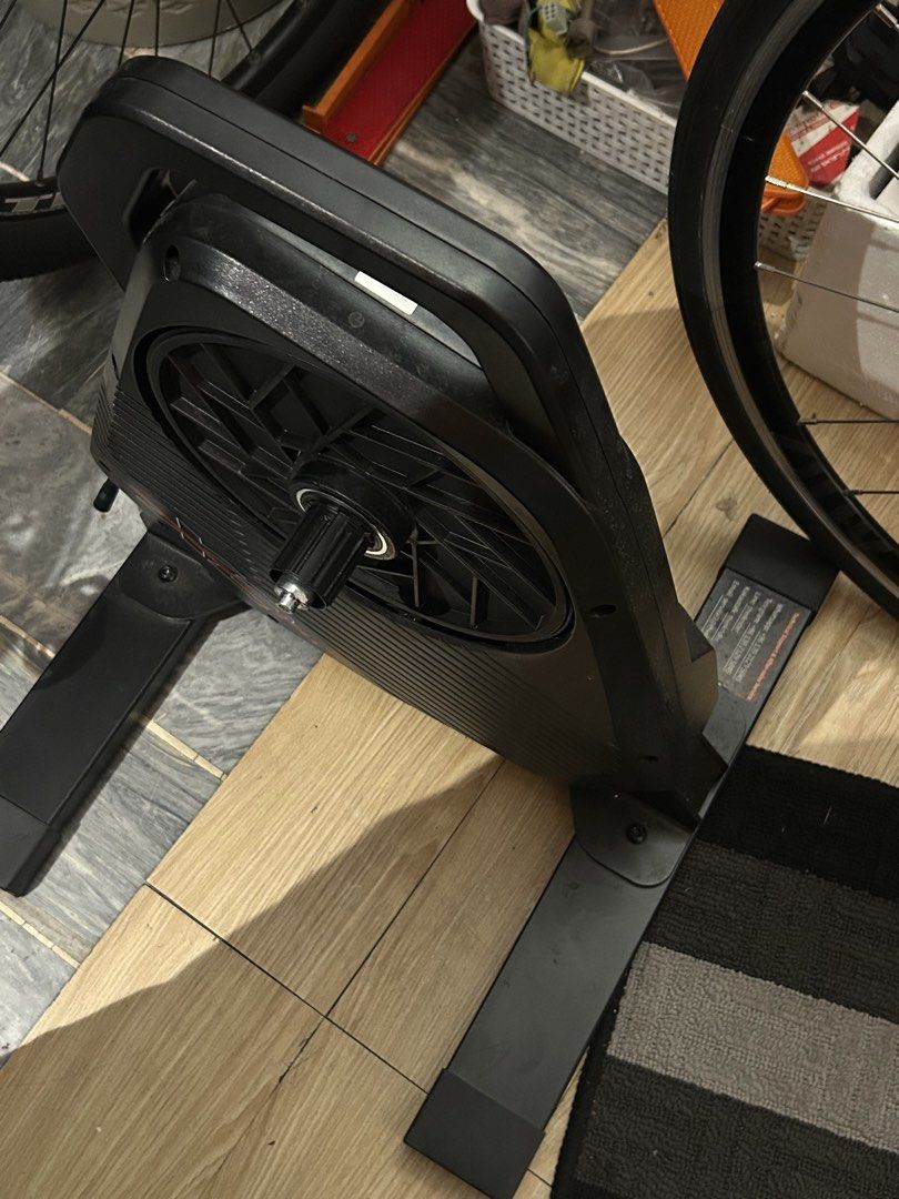 ThinkRider X2 Max Direct Drive Smart Bike Trainer (Category: Bicycles) located in Marikina City. Submitted by russelcor34413 (Listing ID 1470942471, Image 3). Description: - Model: ThinkRider X2 Max Direct Drive Smart Trainer - Color: Black with a convenient built-in handle for easy carrying - Setup: Cassette body already attached, ready for your bike - Stability: Sturdy metal legs keep the unit secure during intense indoor workouts - Inclusions: