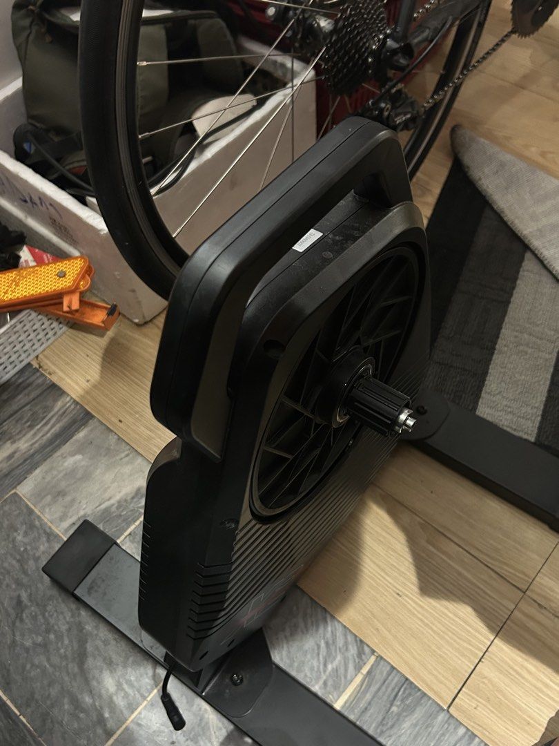 ThinkRider X2 Max Direct Drive Smart Bike Trainer (Category: Bicycles) located in Marikina City. Submitted by russelcor34413 (Listing ID 1470942471, Image 2). Description: - Model: ThinkRider X2 Max Direct Drive Smart Trainer - Color: Black with a convenient built-in handle for easy carrying - Setup: Cassette body already attached, ready for your bike - Stability: Sturdy metal legs keep the unit secure during intense indoor workouts - Inclusions: