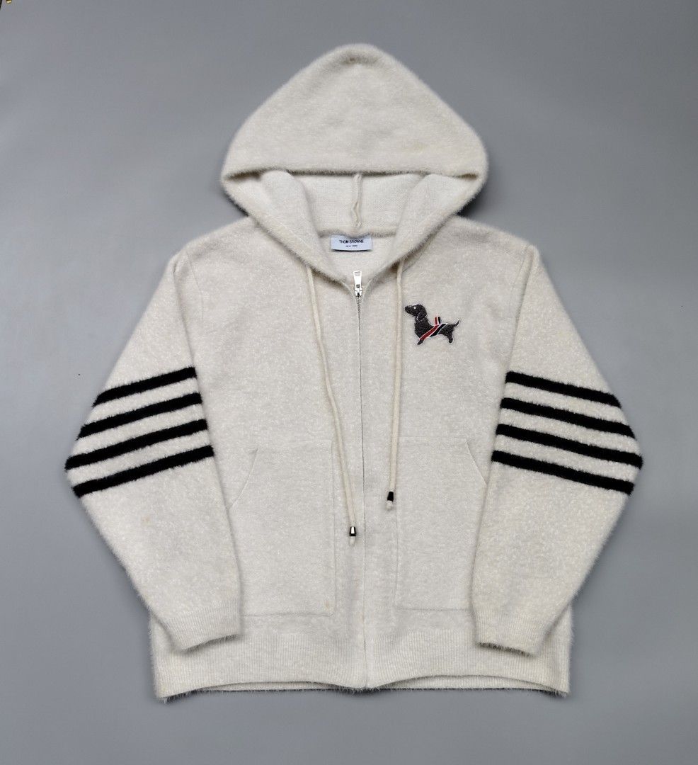 THOM BROWNE mohair (thick/heavy cloth) (Category: Coats, Jackets and Outerwear) located in Baguio. Submitted by archival_thrifted.ph. (Listing ID 1471004624, Image 1). Description: FOR SALE‼️ .THOM BROWNE MOHAIR .THICK AND HEAVY CLOTH . EXCELLENT CONDITION .MINIMAL STAINS BARELY VISIBLE .SIZE MEDIUM ON TAG .PHP 1380 PLUS SF .❌❌ COP/COD .MOP GCASH .COURIER J&T .BAGUIO AREA .DM FOR SURE BUYER TY.