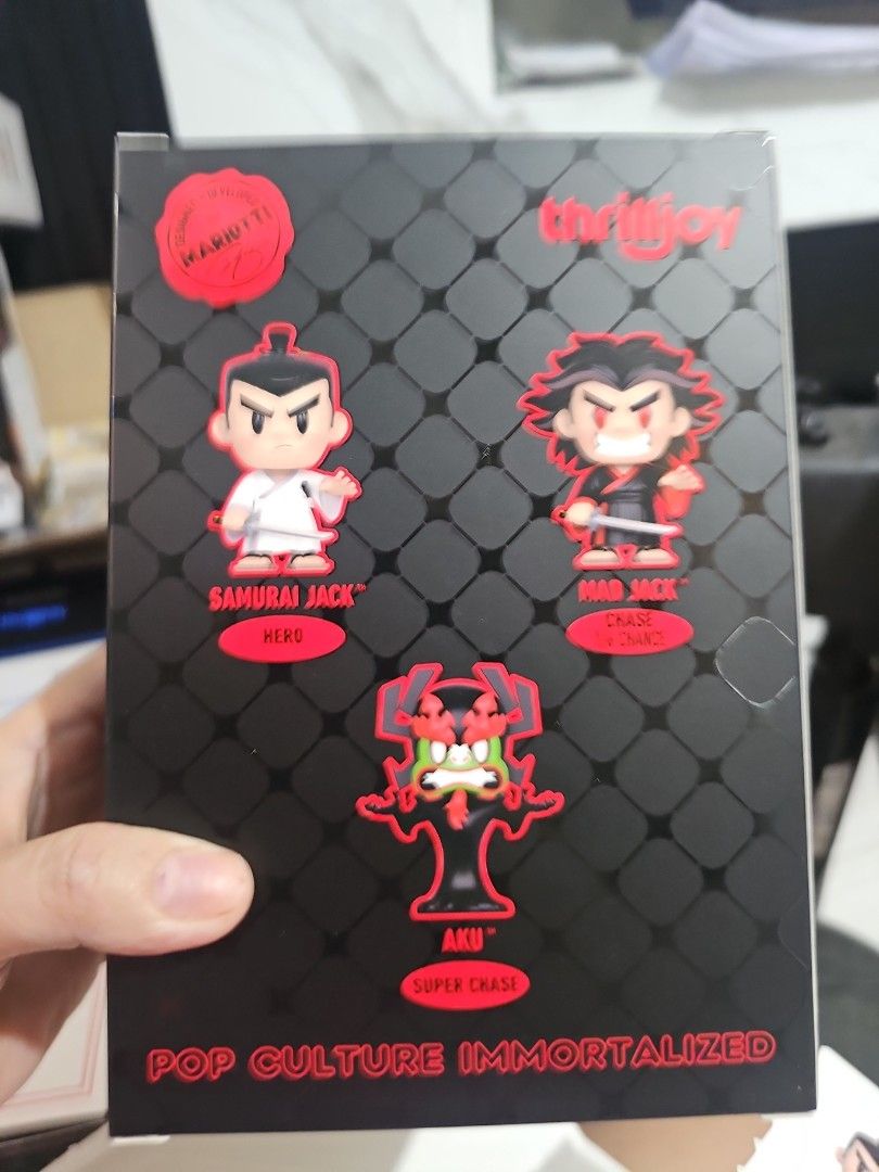 Thrilljoy Pix! Samurai Jack Hero Vinyl Figure Limited Edition (Category: Figurines & Statues) located in Manila. Submitted by learni01 (Listing ID 1471002949, Image 2). Description: - Item: Thrilljoy Pix Samurai Jack Figure (Hero Version) - Rarity: Limited edition, numbered out of 6,000 pieces total production - Design: Features the iconic character in white robes holding his sword - Condition: Brand new, unopened box with clear window front - Pe