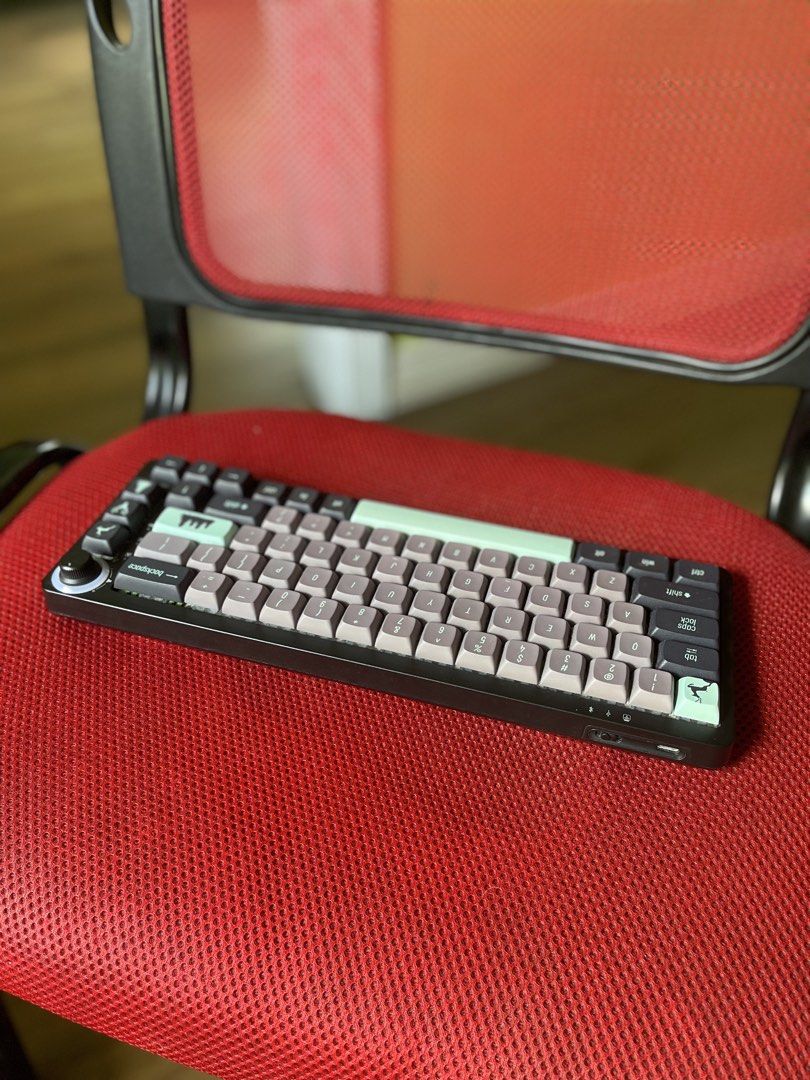 TM680 Mechanical Keyboard Custom Keycaps Knob Wireless (Category: Computer Keyboard) located in Manila. Submitted by sallykuwait (Listing ID 1471036408, Image 3). Description: Issues: Spacebar not responding switch just needs to be replaced Pre-built with Forest Design Keycaps and Black Switches 5-pin hot-swappable Exploded 65% layout - 67 keys - ANSI North-facing RGB LED Lighting Plastic Casing Pre-installed lubed cherry-style stabilizer and pla