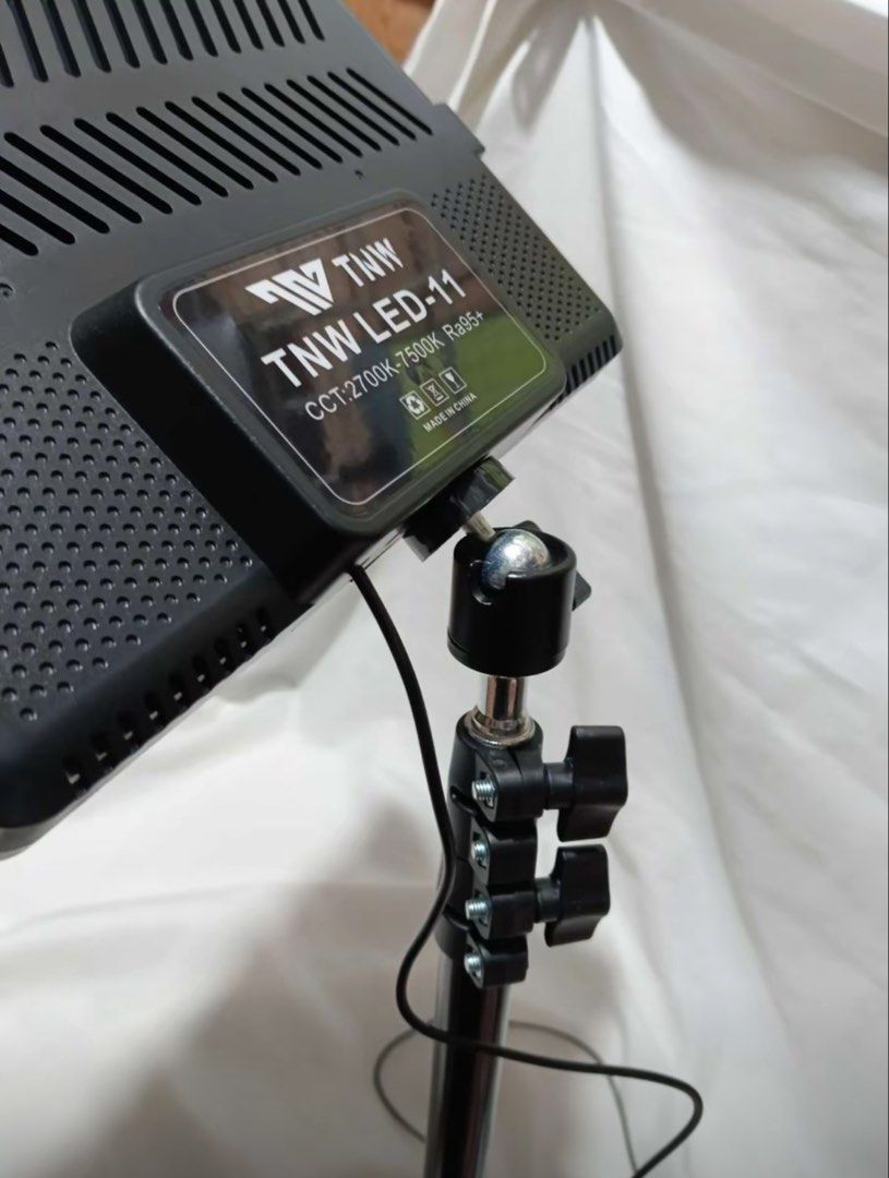 TNW 11” LED LIGHT + 1.1 M TRIPOD (Category: Other Home Appliances) located in Antipolo. Submitted by prettymomma_ (Listing ID 1471071304, Image 3). Description: TNW 11” LED Light + 1.1M tripod Barely used. Practically brandnew and in pristine condition. Bought September 2026 ₱500.