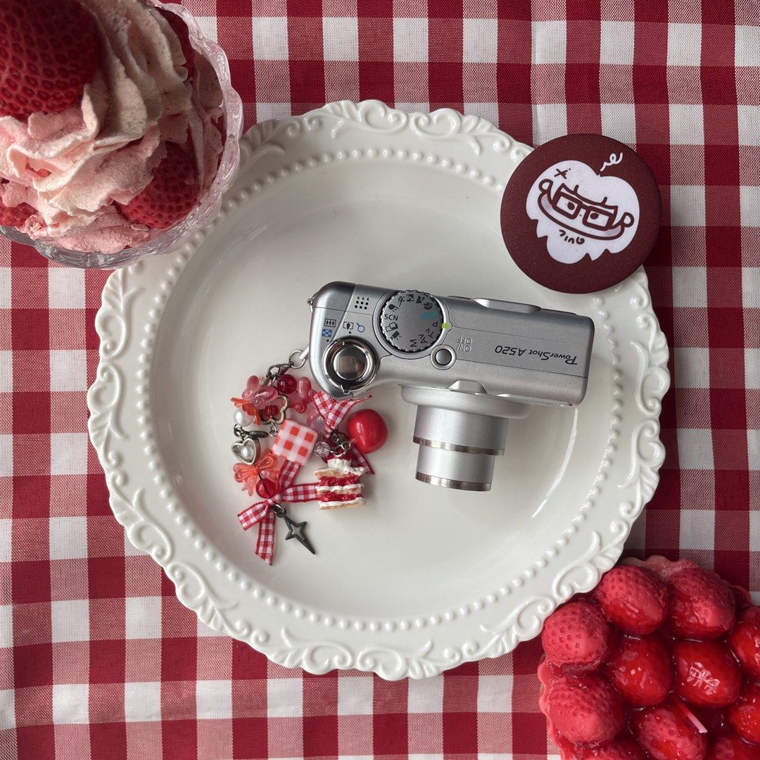 digicam — canon powershot a520 (Category: Cameras) located in Mabalacat. Submitted by r3k_1 (Listing ID 1471028425, Image 3). Description: 𐙚 inclusions — unit — battery — memory card + freebies: ♡ hard case (d zone) ♡ beaded strap (d zone) ♡ extra (d zone) ♡ disposable cleaning cloth ♡ stickers ♡ mini squishy 𐙚 issue/s (outputs not affected) — lcd burn & leak (repairable | replaceable) 𐙚 body condition: moderate signs of usage (visible dents a