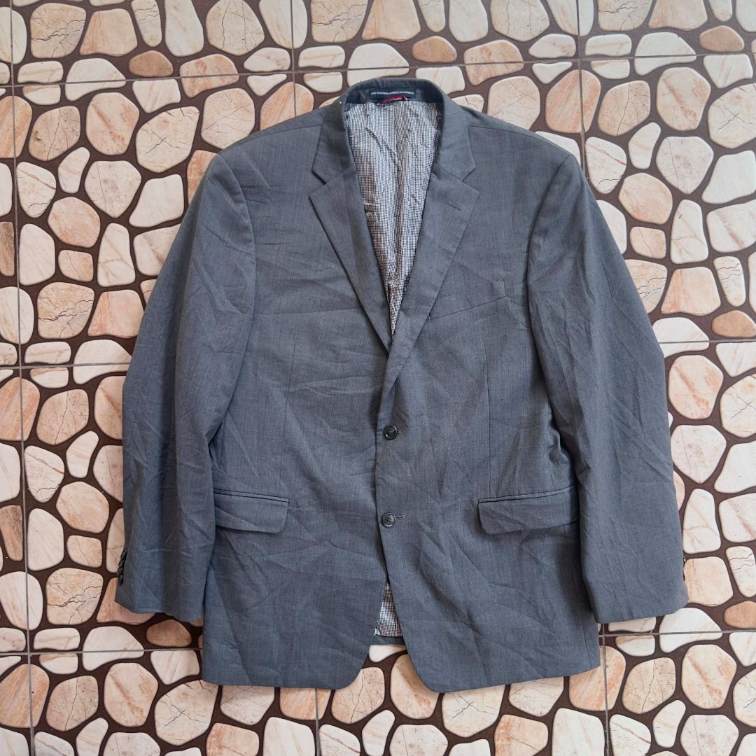Tommy Hilfiger Gray Wool-Mix Blazer Coat (Category: Coats, Jackets and Outerwear) located in Makati City. Submitted by hdn.rck (Listing ID 1470997580, Image 1). Description: Tommy Hilfiger Gray Wool-Mix Blazer Coat .