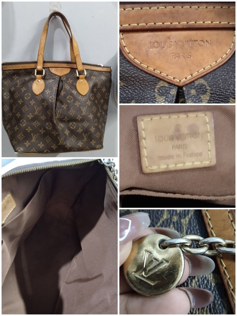 Tote bag (Category: Tote Bags) located in Trece Martires City. Submitted by vherma (Listing ID 1470964340, Image 1). Description: LV monogram palermo PM crafted from signature brown monogram coated canvas with natural vachetta leather trim and gold-tone hardware..