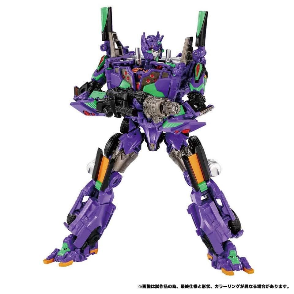 Transformers Evangelion Optimus Prime Unit-01 Figure (Category: Figurines & Statues) located in Manila. Submitted by mauchan00000303 (Listing ID 1470978605, Image 1). Description: - Brand new Transformers x Evangelion crossover figure - Iconic Unit-01 purple and green colorway - Fully transforms between truck mode and robot mode - Highly articulated with intricate mechanical detailing - Includes interchangeable weapons: large red axe and swords -