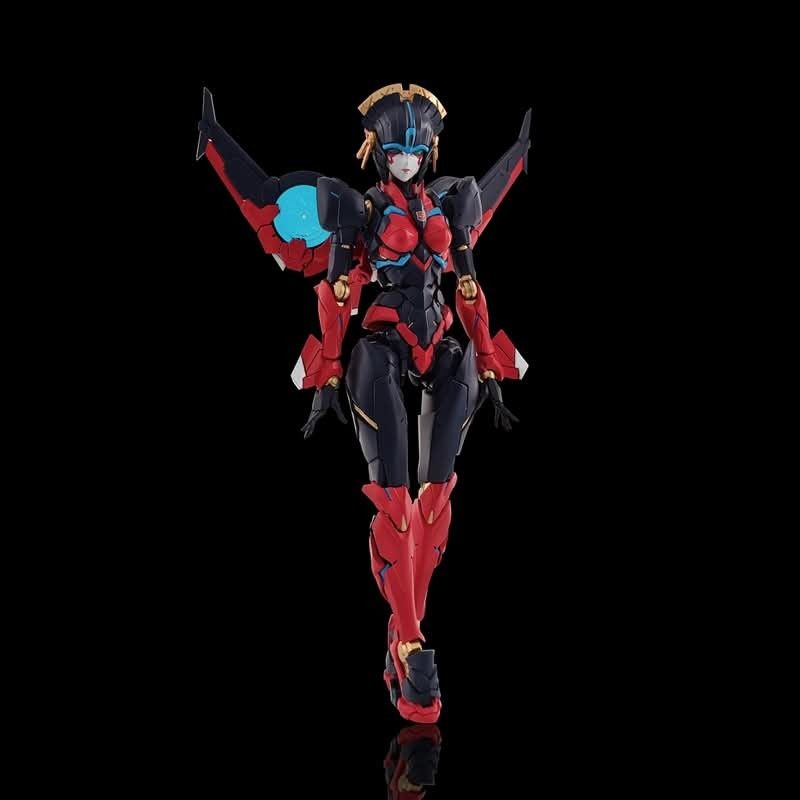 Transformers Flame Toys Furai Model Windblade Action Figure (Category: Figurines & Statues) located in Manila. Submitted by mauchan00000303 (Listing ID 1470979297, Image 1). Description: - Brand: Flame Toys Furai Model - Character: Windblade - Highly posable action figure with detailed black, red, and gold armor - Includes translucent pink twin swords, large polearm, blasters, and interchangeable parts - Joints hold poses exceptionally well - Ide