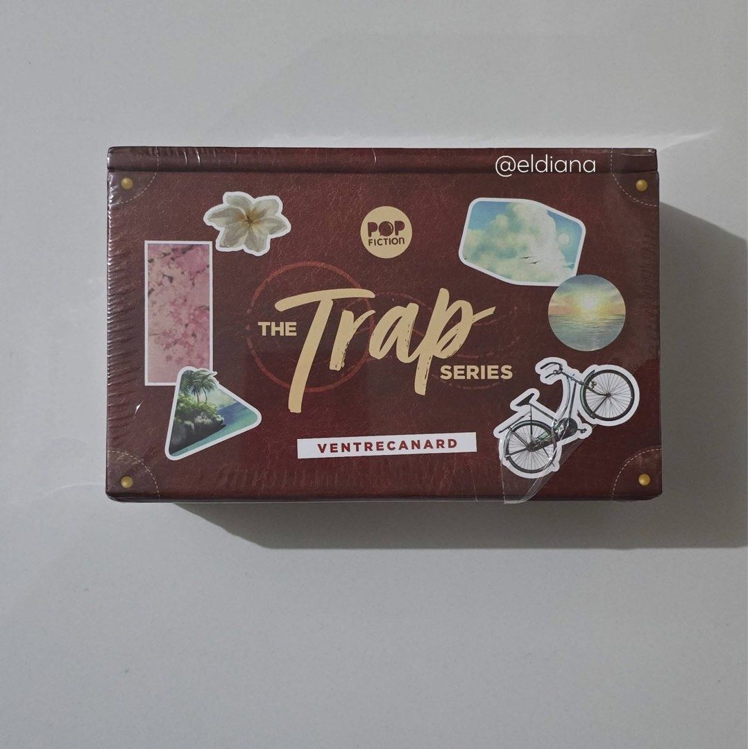 Trap Series by Ventrecanard (3 Books Inside) (Category: Storybooks) located in Manila. Submitted by danislashimsol (Listing ID 1470957334, Image 1). Description: Sealed, with book box, and with 3 books + inclusions inside (bookmarks and postcards). You may search me on Facebook: Eldiana Produkto/Elrubee. You may also send a message there for verification. Location: Angono, Rizal MOP: Gcash MOD: JNT, SCO, Lalamove (self-booking except for JNT).