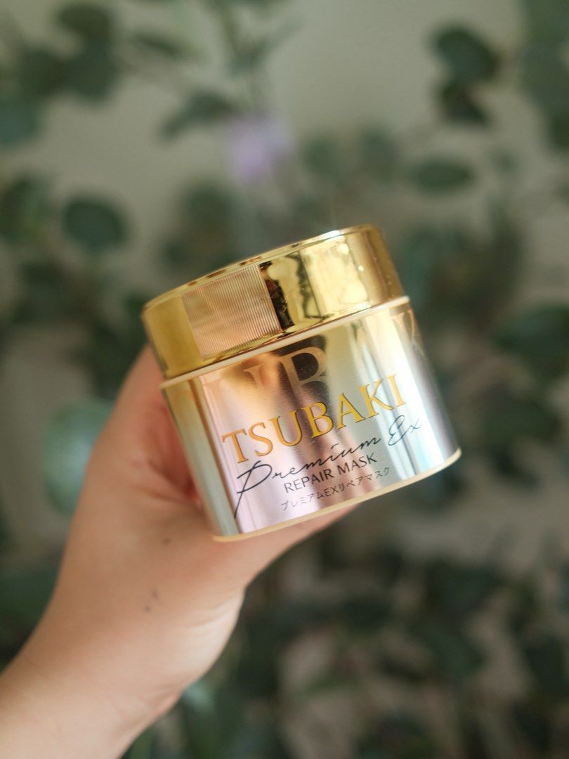 Tsubaki Hair Mask (Category: Hair) located in Baguio. Submitted by sakiessentials (Listing ID 1471061430, Image 1). Description: TSUBAKI Premium Hair Mask (Tub) A Japanese hair treatment mask formulated to help nourish dry, damaged hair and improve smoothness, softness, and shine. Ideal for hair that needs extra conditioning and a more polished, manageable finish..