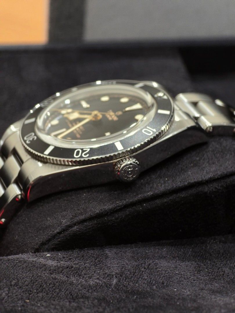 Tudor Black Bay 54 (Category: Luxury Watches) located in Cavite. Submitted by southstridee_ph (Listing ID 1471044525, Image 2). Description: For sale Tudor Black Bay 54 Year 2023 Condition:9/10 -hairline scratches on bracelet Complete inclusions P194,000 PM me for more info..