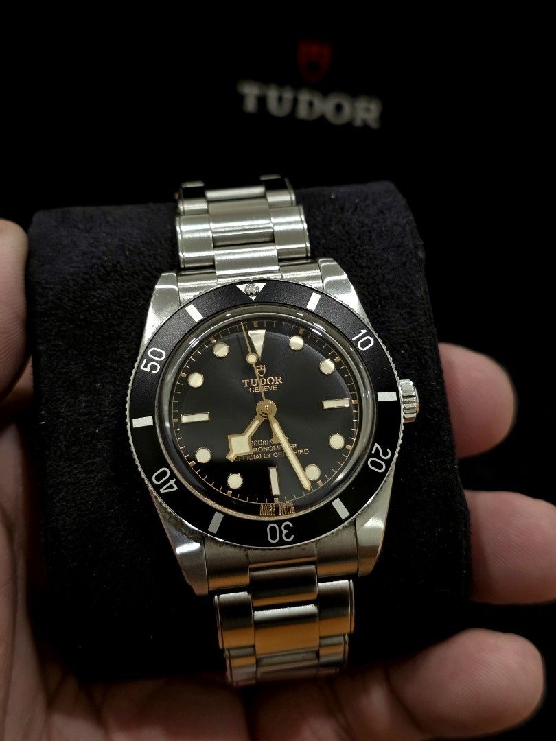 Tudor Black Bay 54 (Category: Luxury Watches) located in Cavite. Submitted by southstridee_ph (Listing ID 1471044525, Image 1). Description: For sale Tudor Black Bay 54 Year 2023 Condition:9/10 -hairline scratches on bracelet Complete inclusions P194,000 PM me for more info..