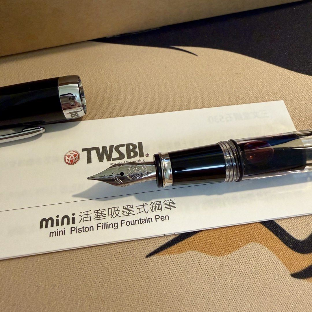 TWSBI Diamond Mini Classic Fountain Pen (Category: Stationery & School Supplies) located in Pasig City. Submitted by sam00939 (Listing ID 1470948221, Image 2). Description: TWSBI Diamond Mini Classic Fountain Pen <F> - comes with the original box - filled with Diamine Rustic Brown RFS: I don’t reach out for it as much. No issues MoP: Gcash / Bank transfer Pick up only at Kapitolyo, Pasig.