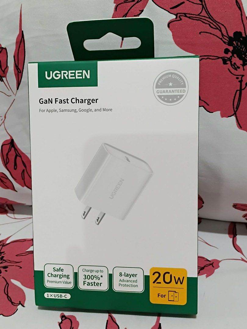 UGREEN GaN Fast Charger Adapter 20w Type C (Category: Cables & Adaptors) located in Manila. Submitted by mxrx_ (Listing ID 1471079523, Image 1). Description: .