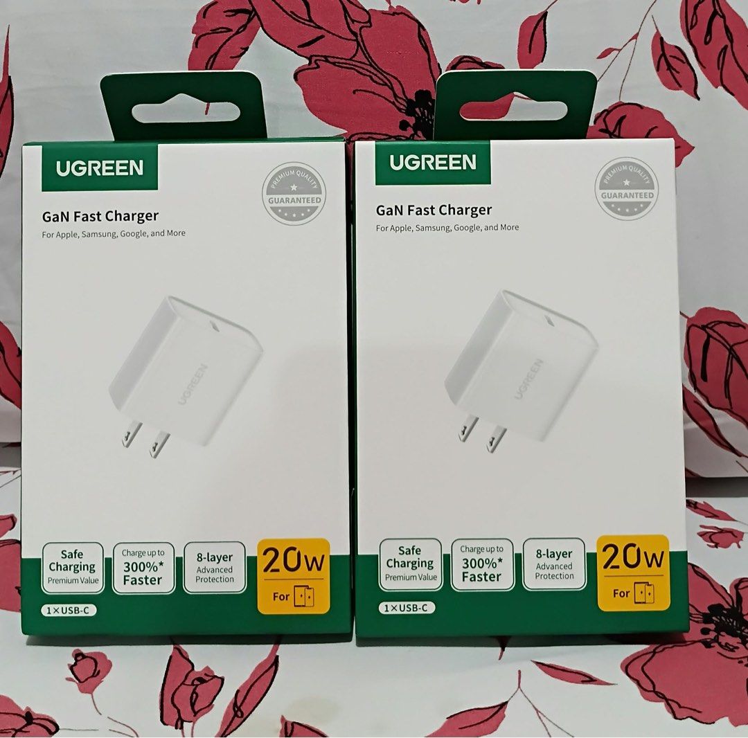 UGREEN GaN Fast Charger Adapter 20w Type C (Category: Cables & Adaptors) located in Manila. Submitted by mxrx_ (Listing ID 1471079523, Image 3). Description: .