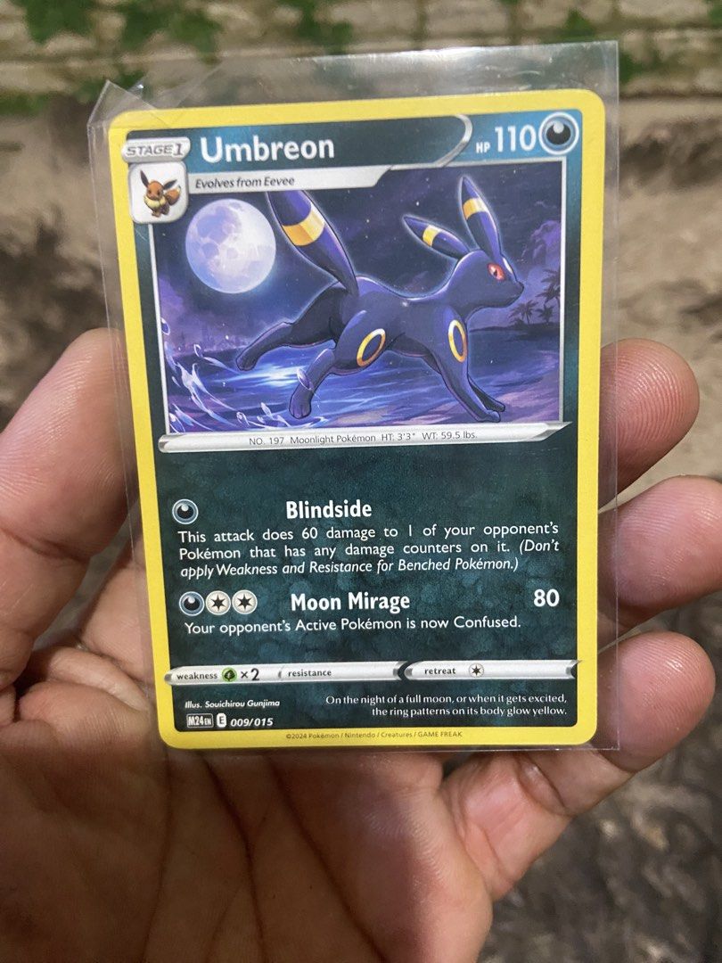 Umbreon 009/015 (Category: Raw Singles) located in Davao. Submitted by mengsmixitems (Listing ID 1470979996, Image 1). Description: .