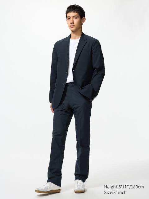 Uniqlo Airsense Blazer (2pcs) (Category: Coats, Jackets and Outerwear) located in Angeles City. Submitted by miss_independent01 (Listing ID 1470968863, Image 2). Description: Uniqlo Airsense Blazer (2pcs) Width: 19.5 (Medium on tag) Length: 28 Sleeve: 23 Shoulder: 16.5 MOP: Gcash ✅ Mine Now, Pay Now ✅ First to Pay, Gets the Item 📍 PAMPANGA Courier: JnT 🚚🚚 PM 💌💌.