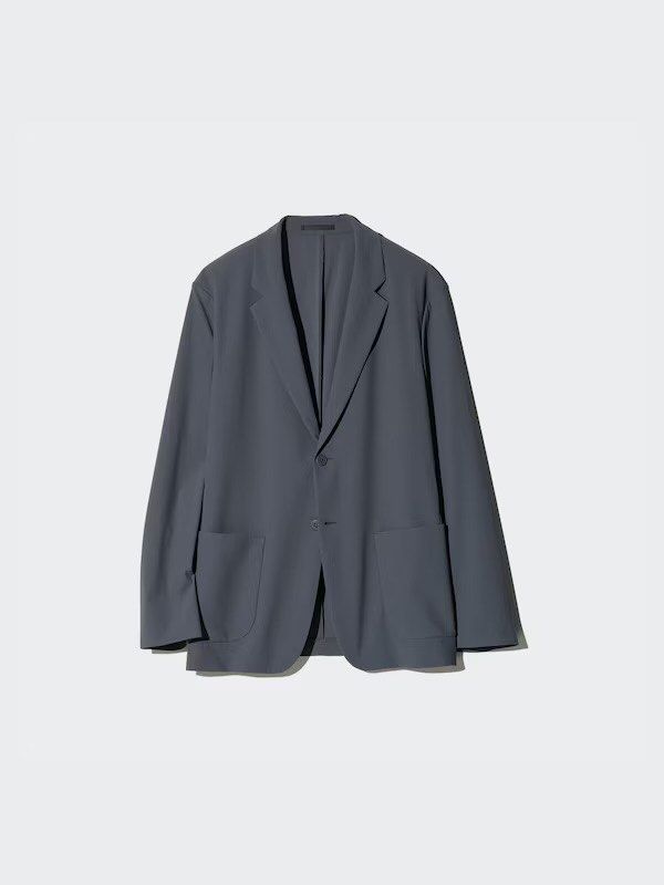 Uniqlo Men's Ultra Stretch Jacket (Category: Coats, Jackets and Outerwear) located in Angeles City. Submitted by queenromero (Listing ID 1471070548, Image 1). Description: width: 21" length: 28.5".