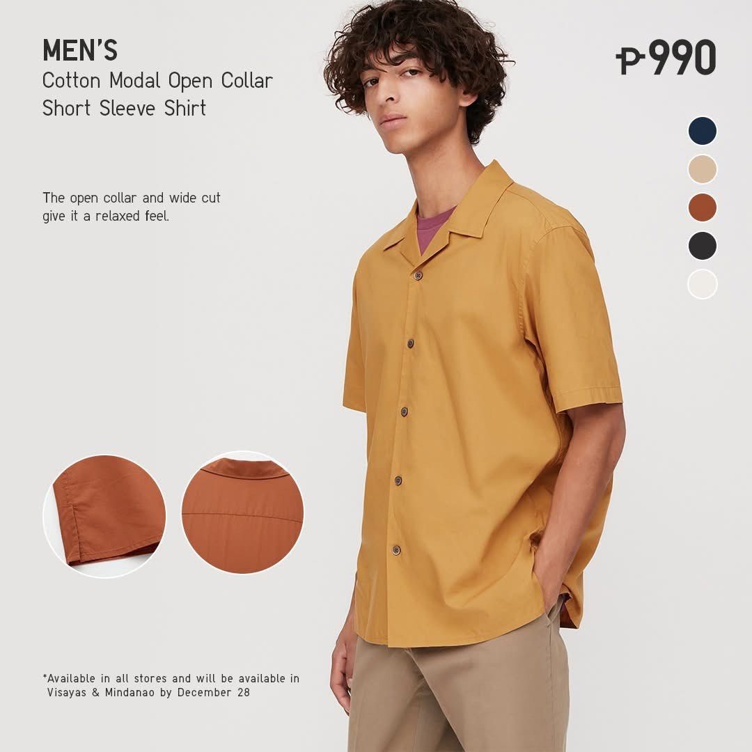 UNIQLO open collar shirt (Category: Formal Shirts) located in San Jose del Monte. Submitted by mamiracky (Listing ID 1471034396, Image 2). Description: .