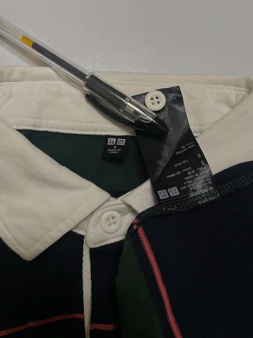 Uniqlo Polo Stripe Shirt (Category: Tshirts & Polo Shirts ) located in Munoz. Submitted by aj_findss (Listing ID 1471101233, Image 3). Description: As New Condition Color Rate 10 out of 10 Guaranteed Authentic/OG 💯 Size - small Measurements (inches) – Width ‘19.5 – Length ‘26 Shipping through J&T / LBC Shipping fee not included Mode of payment 💳 - Gcash Kindly Message me for inquiries 📲💞 .