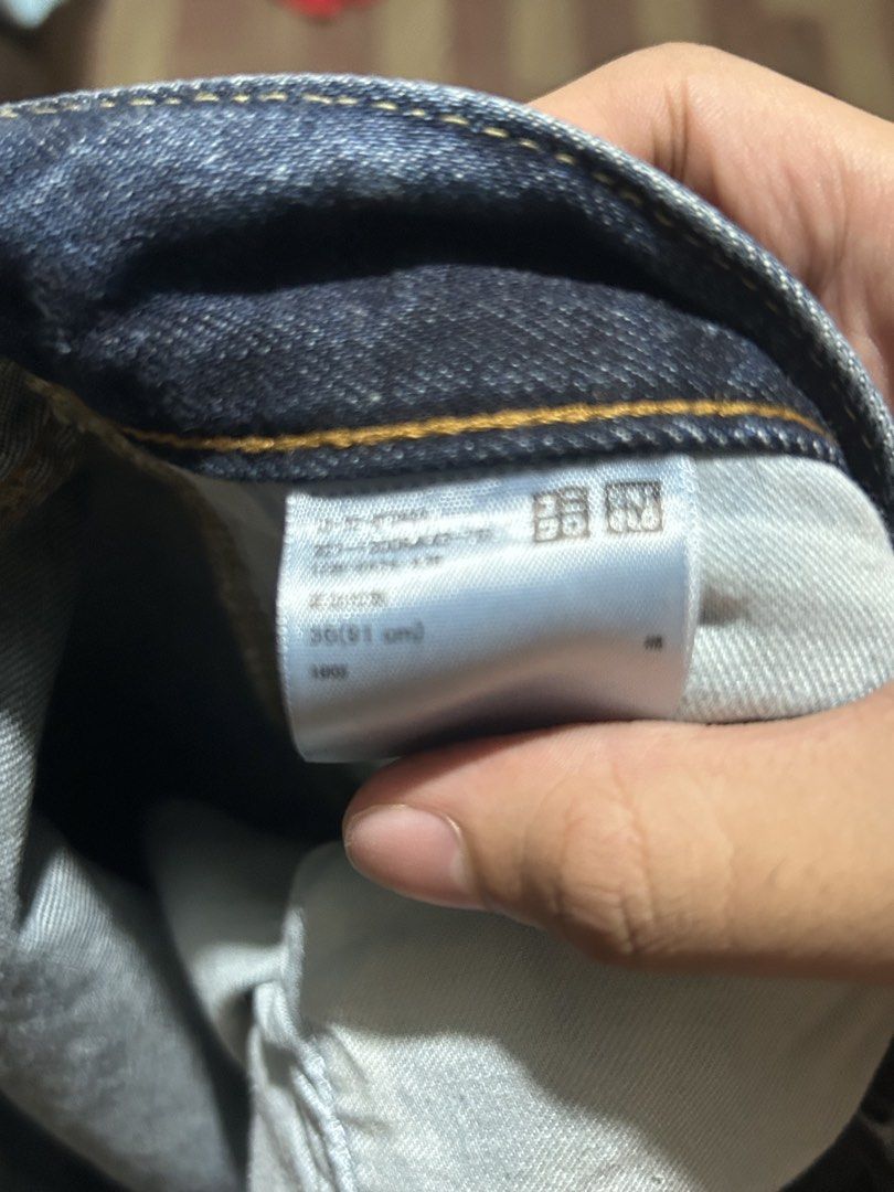 uniqlo straight cut jeans (Category: Jeans) located in Manila. Submitted by tmdlvll1 (Listing ID 1470978835, Image 2). Description: +sf .