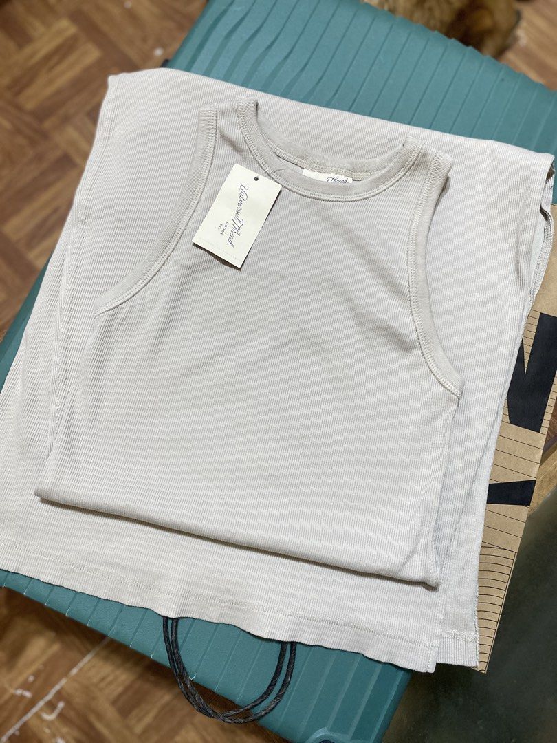 Universal Thread Ribbed Tank Dress Taupe Size M (Category: Dresses) located in Batangas. Submitted by lux_kimmy (Listing ID 1470968574, Image 1). Description: - Brand: Universal Thread - Style: Ribbed tank midi dress - Color: Taupe - Size: Medium - Neckline: Crew neck - Details: Sleeveless, made with at least 20% recycled cotton - Condition: Brand new with retail tag attached (Original Price: $20).