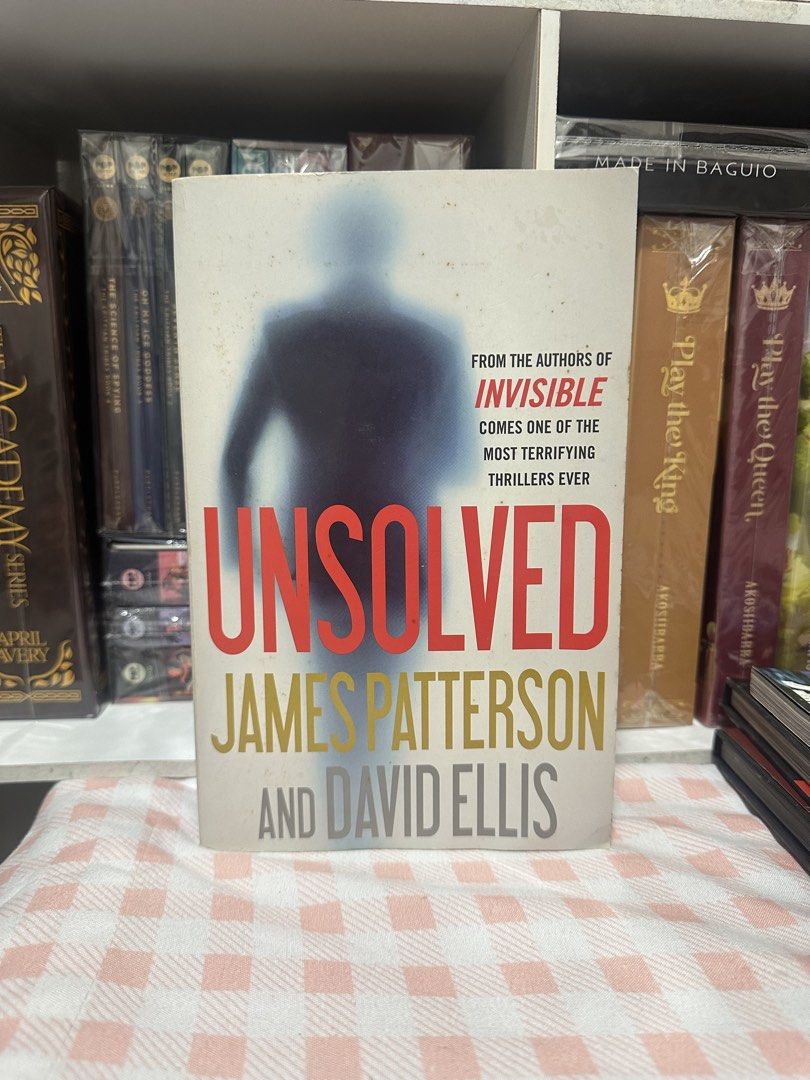 Unsolved by James Patterson & David Ellis (Category: Storybooks) located in Manila. Submitted by everyroses_ (Listing ID 1471056996, Image 1). Description: tanning.