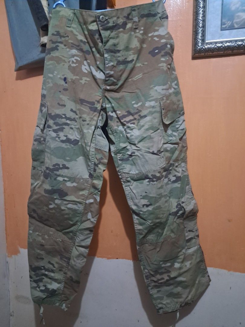 US Military Multicam OCP Cargo Pants Large Regular (Category: Trousers) located in Davao. Submitted by rbjuvyreyn18879 (Listing ID 1471040900, Image 2). Description: - Authentic US military issue cargo pants - Genuine Multicam OCP camouflage pattern - Size: Large Regular (Fits waist 35" to 39", Inseam 29 1/2" to 32 1/2") - Durable ripstop fabric built to last - Multiple utility pockets for ample storage - Reinforced knees for extra durability - D