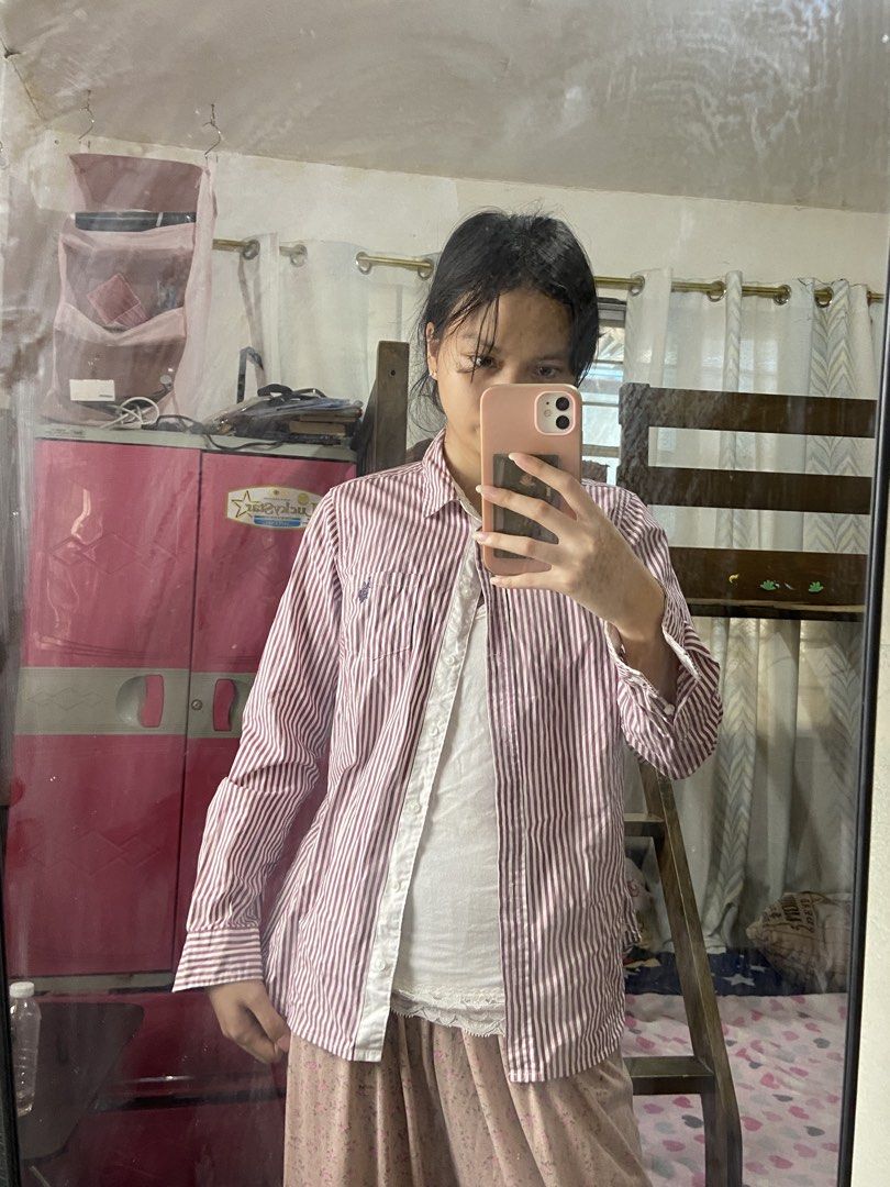 U.S. Polo Assn. Striped Button-Down Shirt (Category: Longsleeves) located in Imus. Submitted by jhhjlvr (Listing ID 1470992305, Image 3). Description: ⋆ polo assn unisex button down shirt ⋆ can be used for layering or bolero ⋆ Mode of payment: BDO/Maribank/Gotyme or Gcash ⋆ can do meet-ups around imus or dasma .