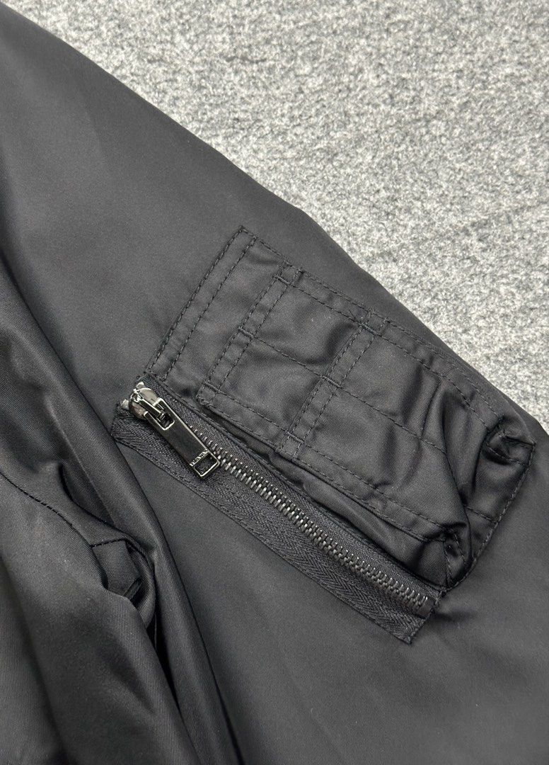 Valentino - Rockstud Blouson Bomber Jacket (Category: Coats, Jackets and Outerwear) located in Manila. Submitted by scissor.2fifthy (Listing ID 1470939546, Image 3). Description: Valentino - Rockstud Blouson Bomber Jacket Size: 54 (see measurement) Made in Italy Material: 100% Polyamide 90/100 condition rate Gently used Flaw: Minor sign of usage only Very presentable Check all photos for more details and information Dimensions Length 27 Inches Wi