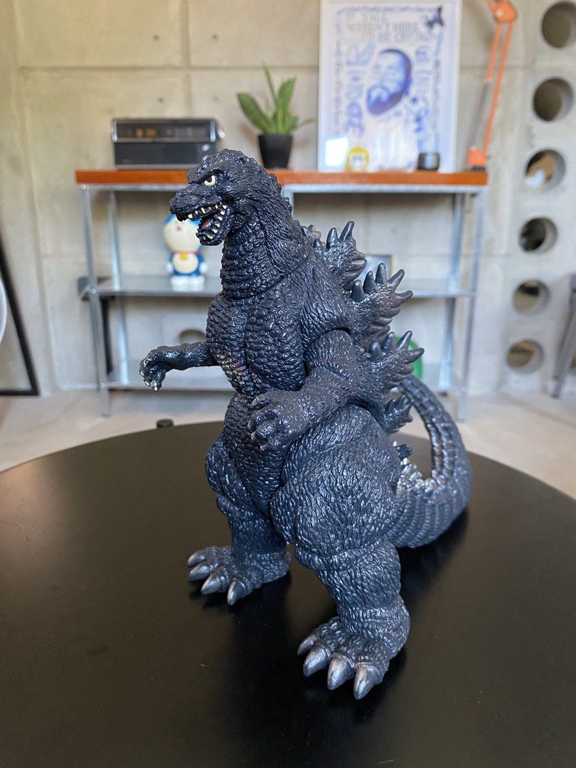 Vintage 1992 Bandai Godzilla 8-inch (Sofubi) (Category: Figurines & Statues) located in Echague. Submitted by hissoraph (Listing ID 1470998562, Image 1). Description: Vintage 1992 Bandai Godzilla 8-inch (Sofubi) - Highly Collectable - In good condition NEGOTIABLE! DM FOR INQUIRIES!.