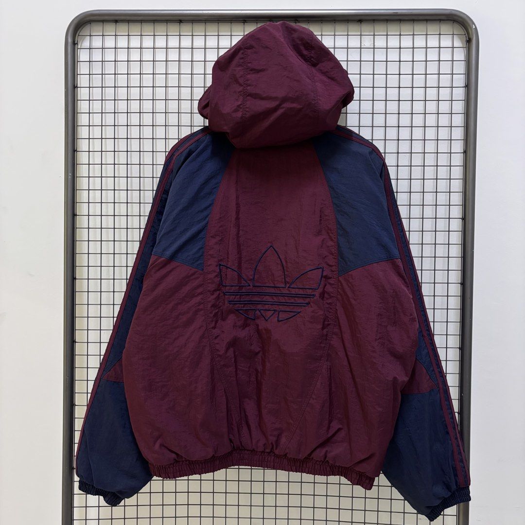 Vintage Adidas Original Puffer Winter Big Logo colour block Boxy Jacket ...