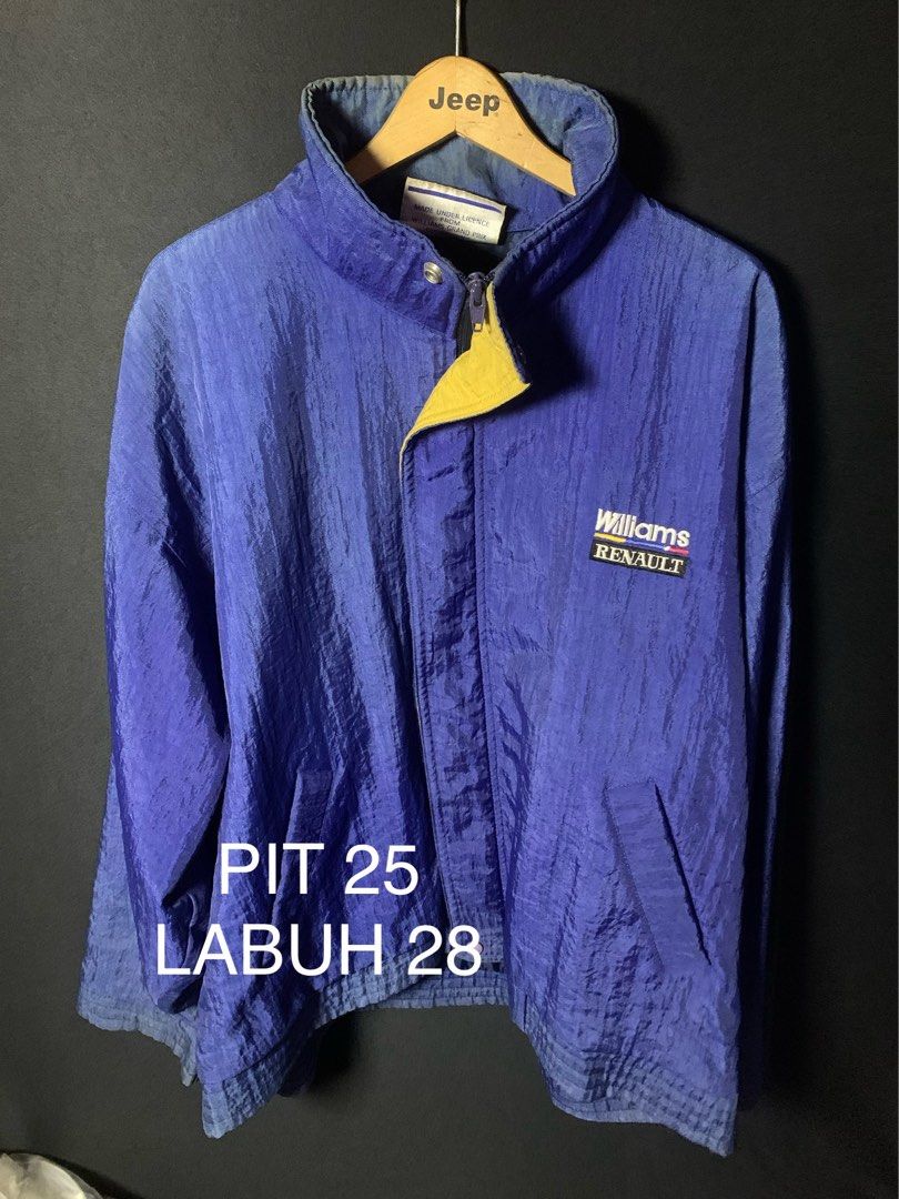 Vintage Canon Williams Renault F1 Racing Jacket, Men's Fashion, Coats ...