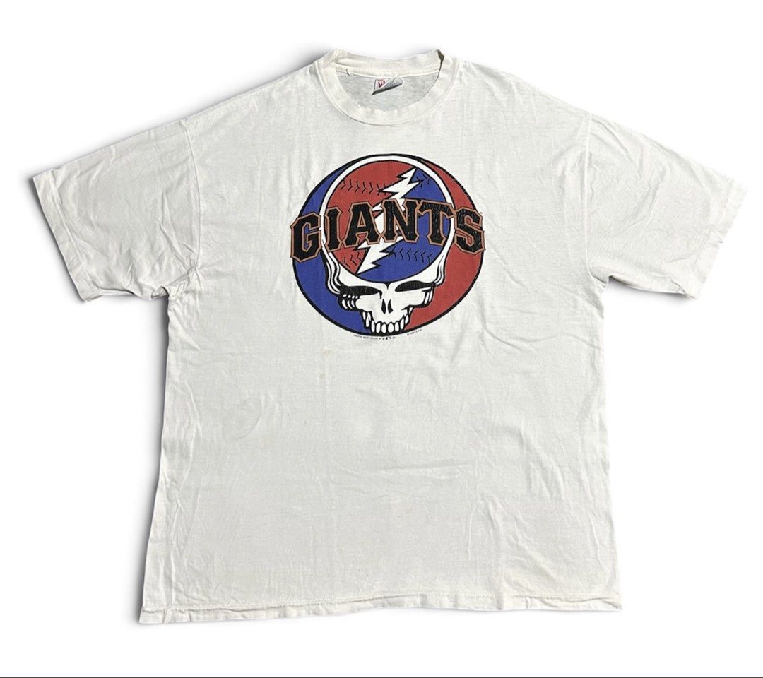 Vintage Grateful Dead x SF Giants (Category: Tshirts & Polo Shirts ) located in Quezon City. Submitted by _thriftland (Listing ID 1471068112, Image 1). Description: Size XL Width 23 Length 29 Issues on pics.