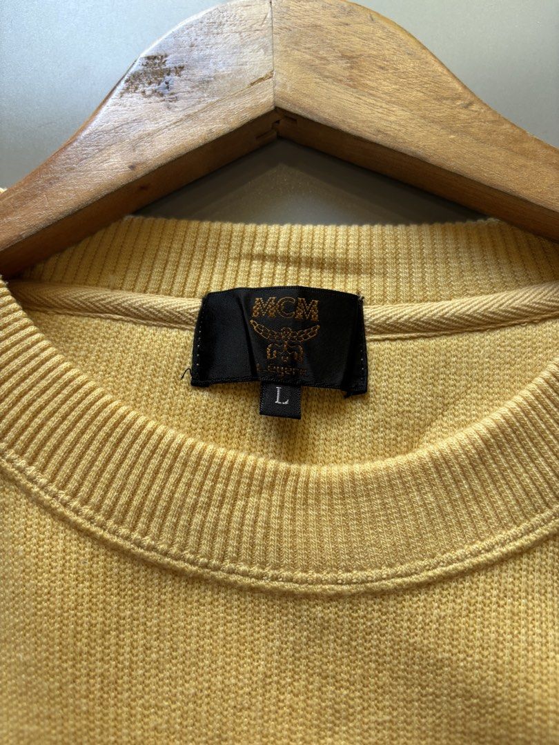 Vintage MCM Sweatshirt (Category: Hoodies) located in Cebu City. Submitted by clylejavan060400 (Listing ID 1470974785, Image 3). Description: Size Large Width 20.5 Length 30 Stretchable Like new .