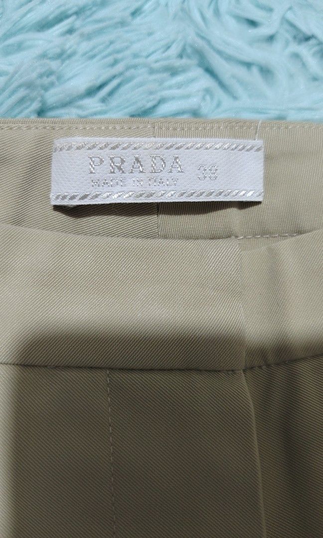 Vintage prada flare trouser (Category: Other Bottoms) located in Quezon City. Submitted by thriftmo19 (Listing ID 1470979207, Image 3). Description: Size 38 fits 27 9/10 condition 2k only.