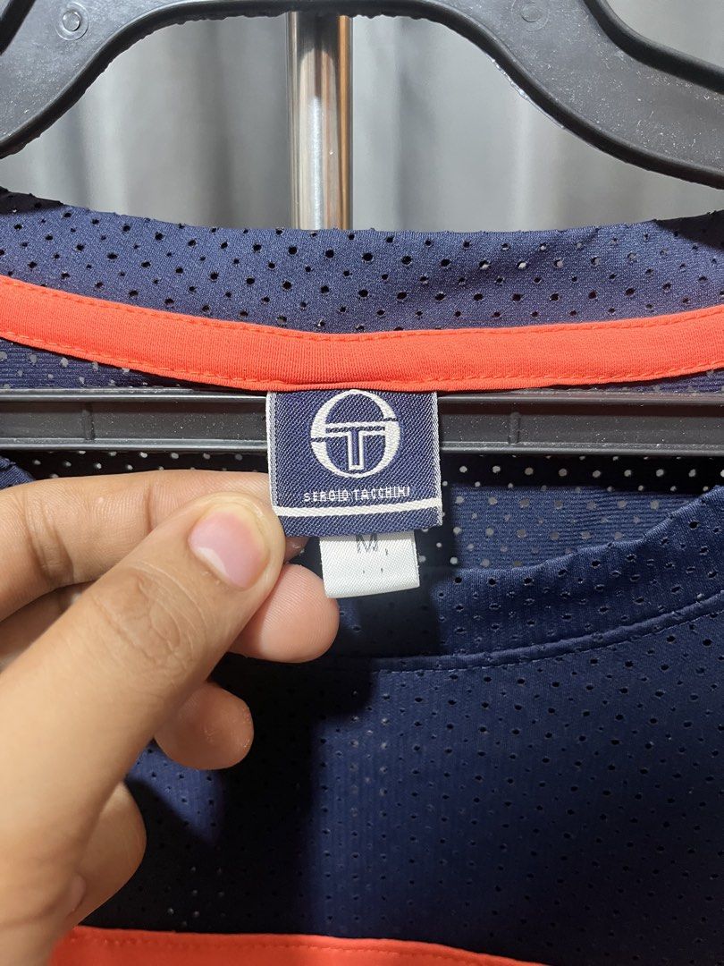 Vintage Sergio Tacchini Athletic shirt (Category: Tshirts & Polo Shirts ) located in San Narciso. Submitted by wrapitup_co. (Listing ID 1470975284, Image 3). Description: Color rate 9/10 Ganda ng back details Chest- 19 Length- 26.5.