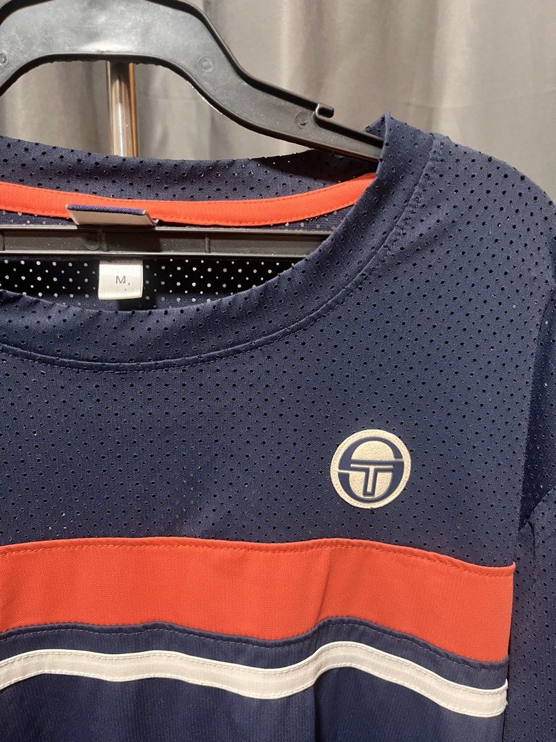 Vintage Sergio Tacchini Athletic shirt (Category: Tshirts & Polo Shirts ) located in San Narciso. Submitted by wrapitup_co. (Listing ID 1470975284, Image 2). Description: Color rate 9/10 Ganda ng back details Chest- 19 Length- 26.5.