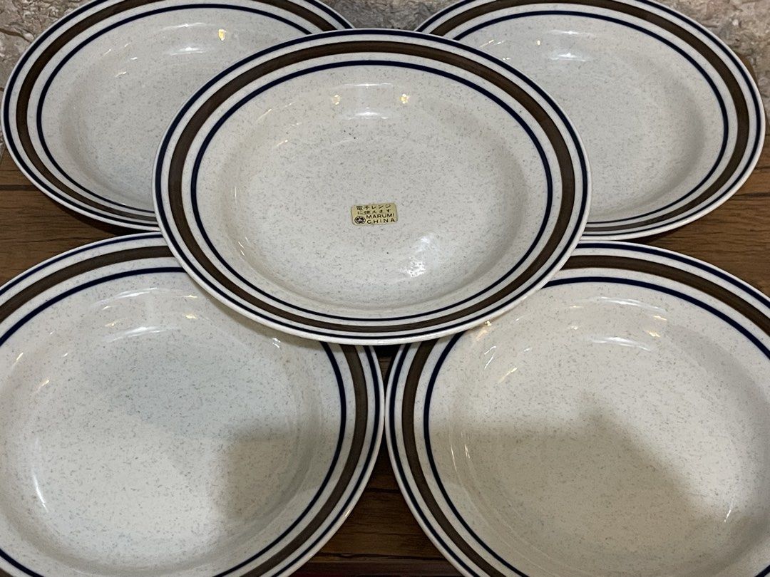 vintage stoneware plates L3x9 (Category: Dinnerware & Cutlery) located in San Fernando. Submitted by dntjapansurpluselyu (Listing ID 1471081696, Image 1). Description: .