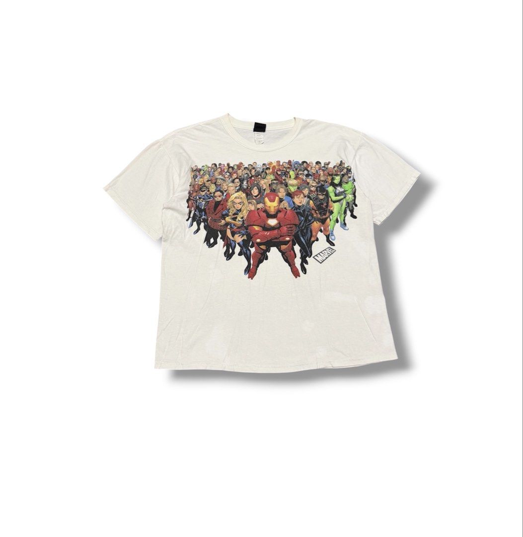 Vintage y2k Marvel Mad Engine Shirt (Category: Tshirts & Polo Shirts ) located in Bulacan. Submitted by sanjisthrift (Listing ID 1471098676, Image 1). Description: Size Large Width 22.5 Length 26.5 Very Good Condition 9/10 Minor stains Hairlines.