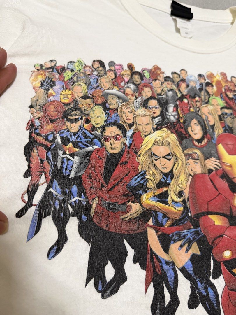 Vintage y2k Marvel Mad Engine Shirt (Category: Tshirts & Polo Shirts ) located in Bulacan. Submitted by sanjisthrift (Listing ID 1471098676, Image 3). Description: Size Large Width 22.5 Length 26.5 Very Good Condition 9/10 Minor stains Hairlines.