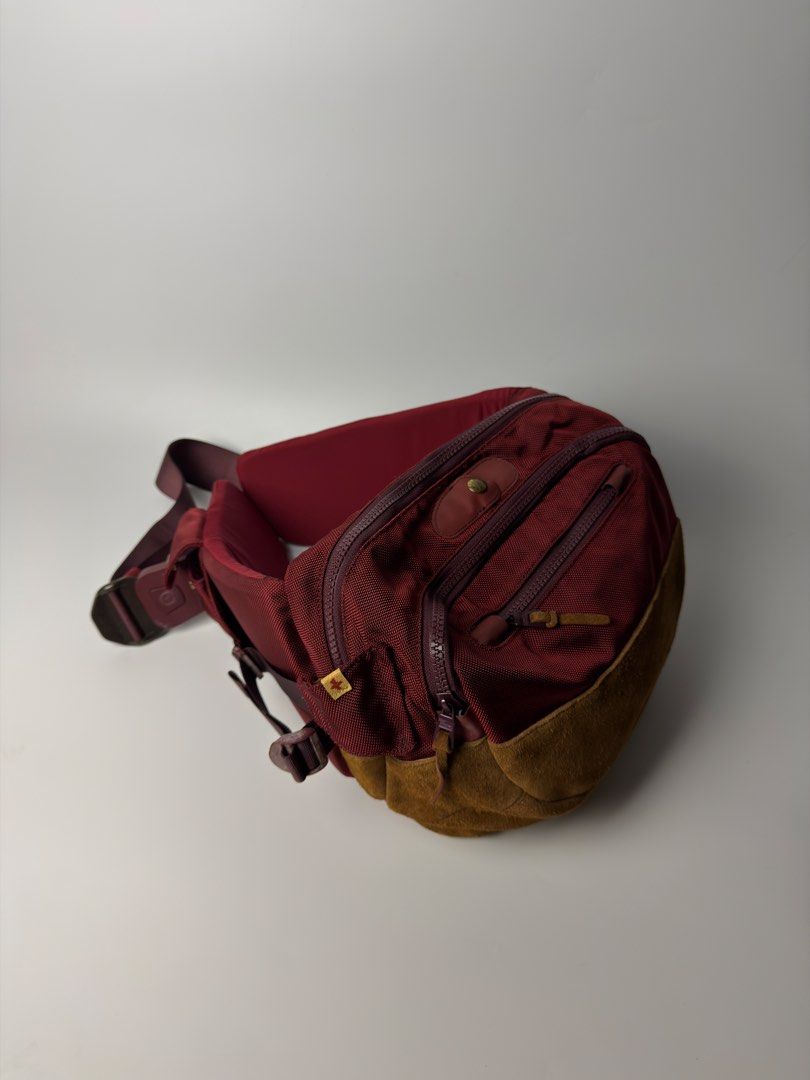 Visvim Ballistic Lumbar 8L Bag (Category: Belt bags, Clutches and Pouches) located in Manila. Submitted by streetsavvy (Listing ID 1471039439, Image 2). Description: Visvim Ballistic Lumbar 8L Bag Width: 14” Height: 11” Depth: 4.5” Strap Drop: 15” (adjustable Strap Measured in Inches VISVIM Ballistic Lumbar 8L bag in the sought-after Burgundy/Wine colorway featuring a heavy premium suede base. Designed with unmatched utility and craftsmanship, th