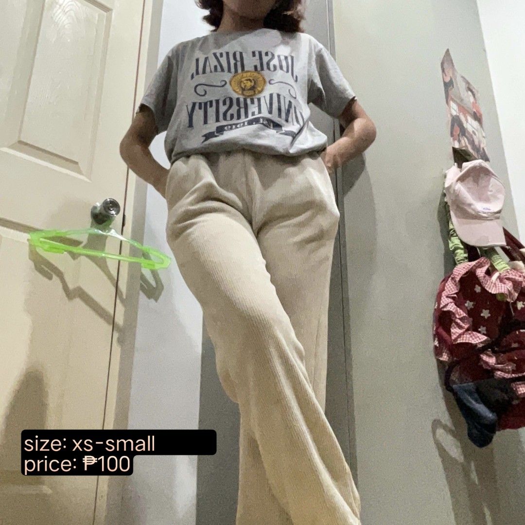 white wool pants (Category: Other Bottoms) located in Cainta. Submitted by m00rin02 (Listing ID 1471038075, Image 1). Description: 🧚🏻‍♀️ Loc: Cainta, Rizal/Pasig/Sta. Mesa, Manila 🧚🏻‍♀️ MOD: lalamove/jnt 🧚🏻‍♀️ Payment first! (no cod) 🧚🏻‍♀️ ₱100 + sf 🧚🏻‍♀️ ships out every sunday! 🧚🏻‍♀️ garterized!.
