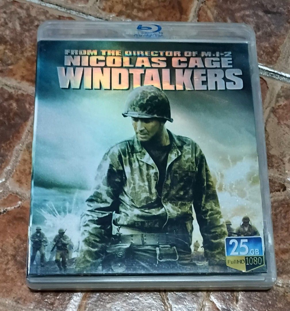 Windtalkers Blu-ray Movie Nicolas Cage (Category: CDs & DVDs) located in Quezon City. Submitted by dancatz (Listing ID 1471083448, Image 1). Description: □ P250.00 - Title: Windtalkers (Blu-ray) - Star: Nicolas Cage | Director: John Woo - Rating: R (Pervasive graphic war violence and language) - Audio: English DTS-HD Master Audio 5.1, Mandarin Dolby Digital 2.0 - Subtitles: English, Chinese, Japanese, Korean, Thai, Spanish, French, Indonesian, Po