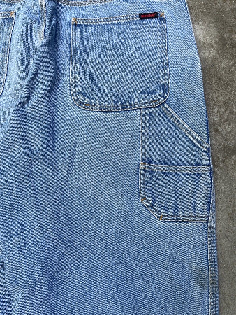 Wolverine Carpenter Jeans 🛠️ (Category: Jeans) located in Roxas City. Submitted by patch_archive (Listing ID 1471063664, Image 3). Description: Wolverine Carpenter Jeans 🛠️ 📏 ACTUAL DIMENSION USING INCHES 👖 WAIST : 38 👖 LENGTH : 43.5 👖 THIGH : 15 👖 HEM : 9 👖 FLAWS : STAIN 🏷️ PRICE : 800 PHP + SF * MESSAGE ME IF YOU HAVE ANY OTHER QUESTION ABOUT SIZING . 🚚 Local shipping fee ( 70-85 Php) ✈️ International Shipping fee cost “DM” 💳 Mode of