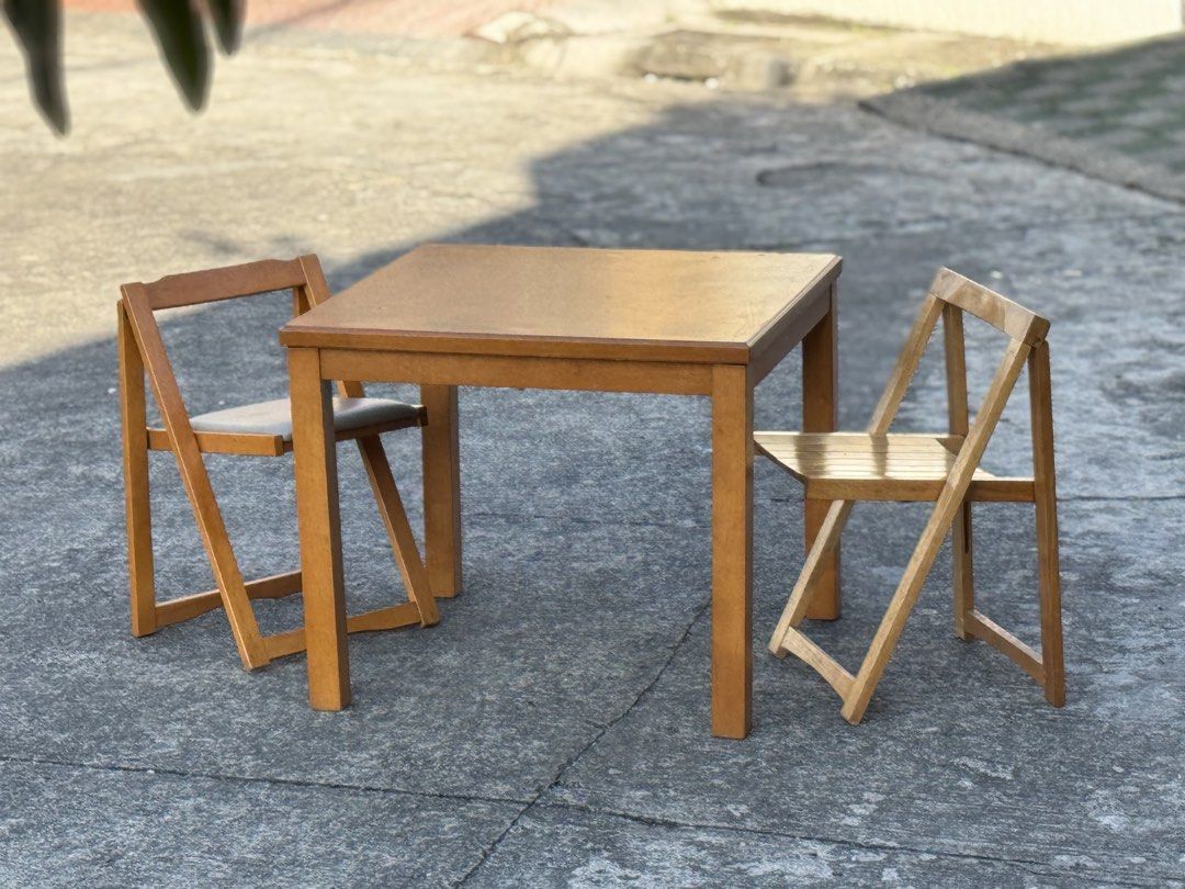 Wooden Square Dining Table (Category: Tables & Sets) located in Bulacan. Submitted by rock_off.thriftshop.ph (Listing ID 1470972909, Image 3). Description: .