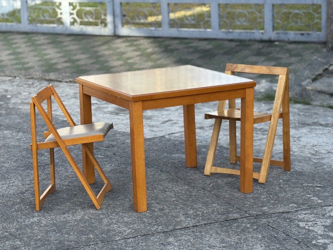 Wooden Square Dining Table (Category: Tables & Sets) located in Bulacan. Submitted by rock_off.thriftshop.ph (Listing ID 1470972909, Image 1). Description: .