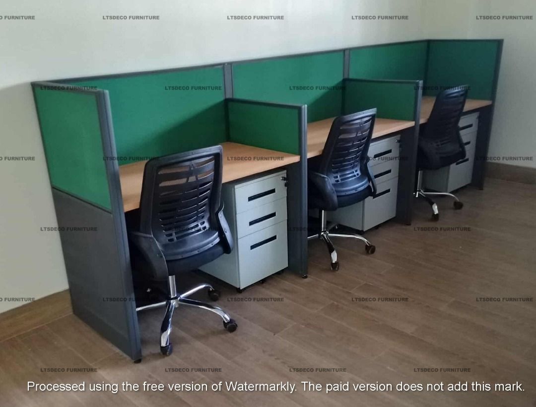 workstation table customized office partition furnitures (Category: Office Furniture & Fixtures) located in Caloocan City. Submitted by cheska.ltsdeco (Listing ID 1470952036, Image 2). Description: 👉Are you looking for WORKSTATION, MODULAR CUBICLES OFFICE PARTITION, and OFFICE FURNITURE SUPPLIER? LTSDECO Furniture, is direct supplier, manufacturer, and trusted provider of high quality, affordable and durable modular office divider partition, hom